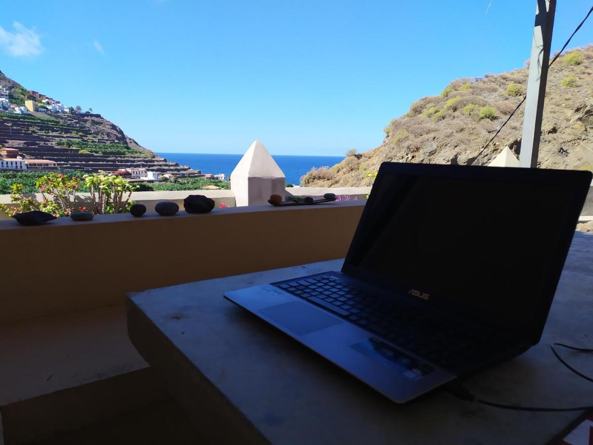 Gomera Garden. Vista Mar Altozano Hermigua Luaran gambar